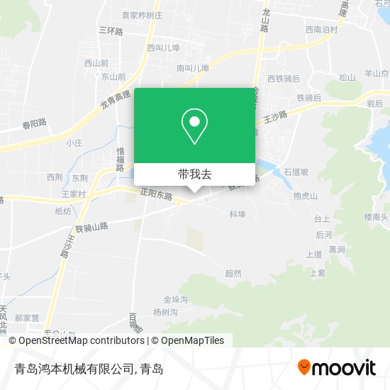 青岛鸿本机械有限公司地图