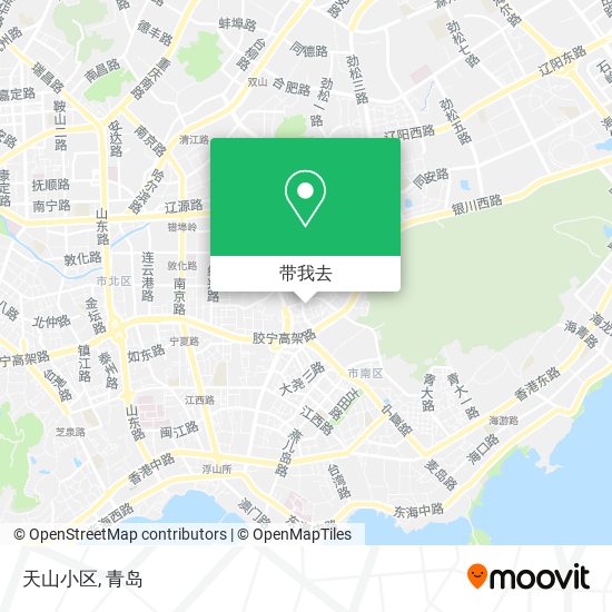 天山小区地图