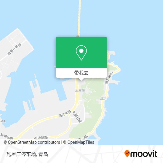 瓦屋庄停车场地图