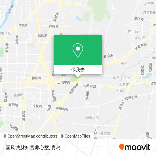 国风城脉知贵养心墅地图