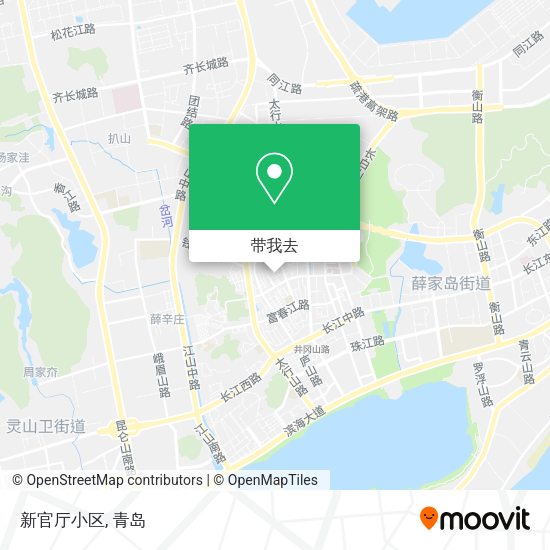 新官厅小区地图