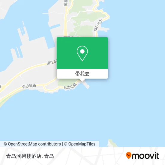 青岛涵碧楼酒店地图