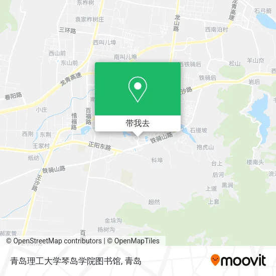 青岛理工大学琴岛学院图书馆地图