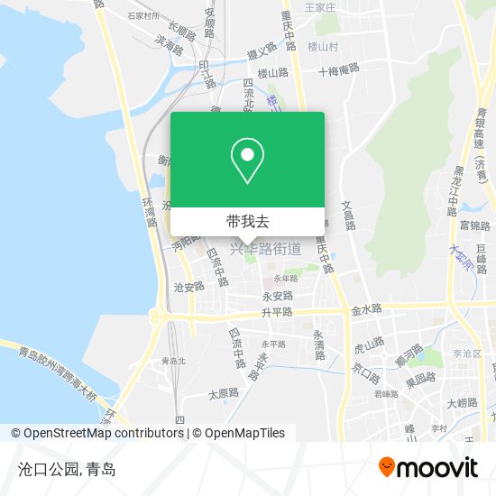 沧口公园地图
