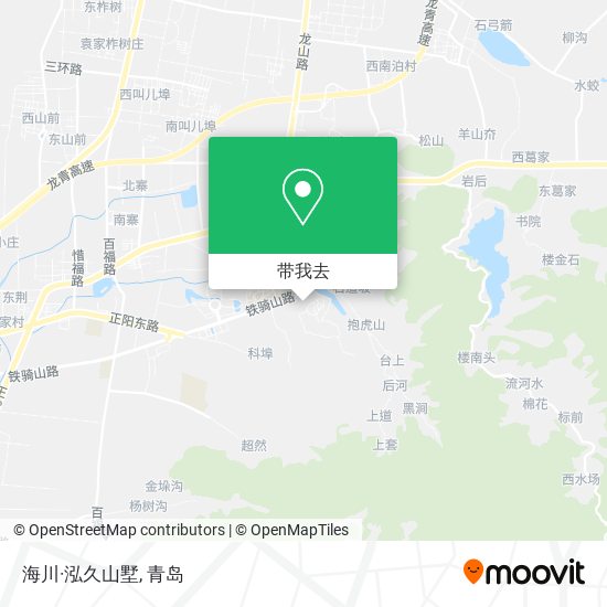 海川·泓久山墅地图