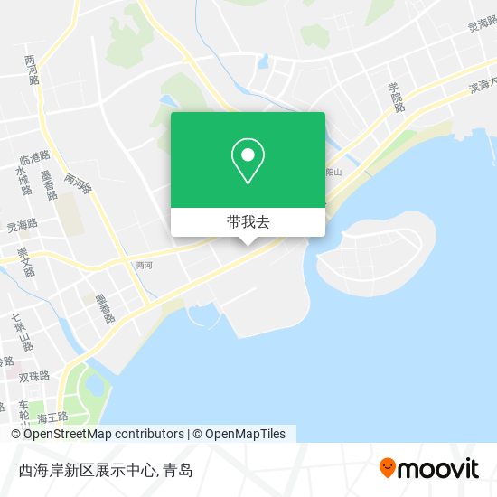 西海岸新区展示中心地图