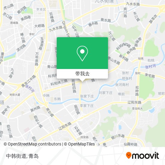 中韩街道地图