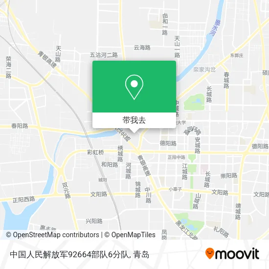 中国人民解放军92664部队6分队地图