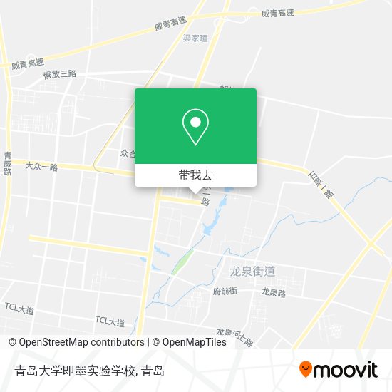 青岛大学即墨实验学校地图