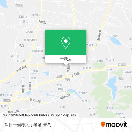 科目一候考大厅考场地图