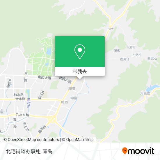北宅街道办事处地图