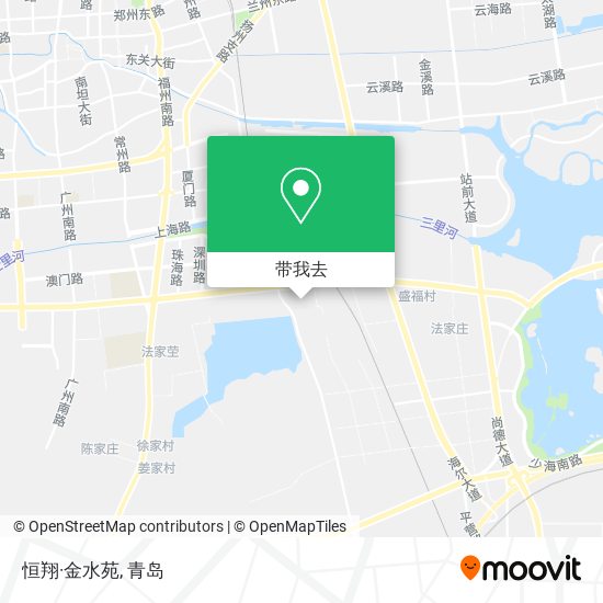 恒翔·金水苑地图