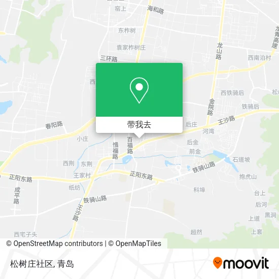 松树庄社区地图