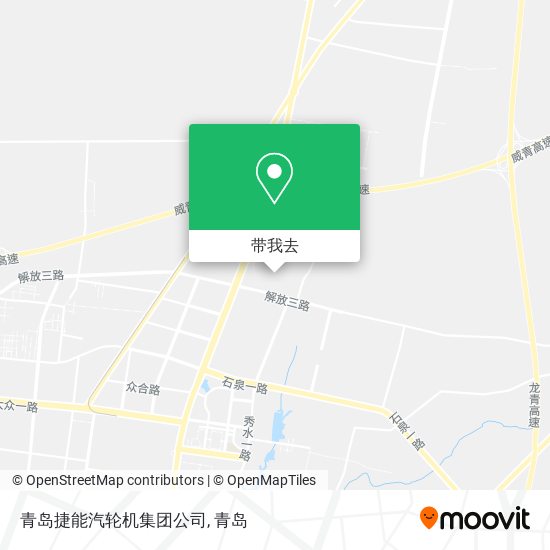 青岛捷能汽轮机集团公司地图