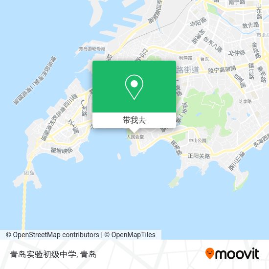 青岛实验初级中学地图
