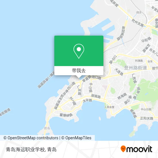 青岛海运职业学校地图