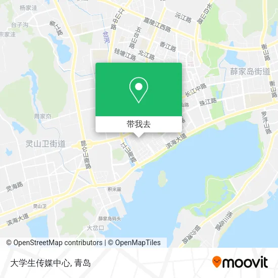 大学生传媒中心地图