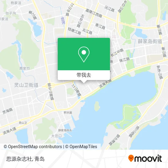 思源杂志社地图