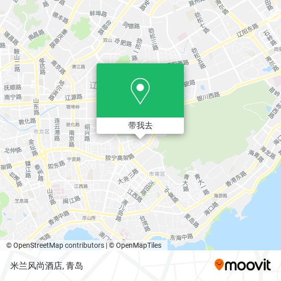 米兰风尚酒店地图