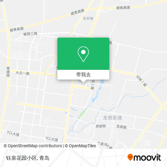 钰泉花园小区地图