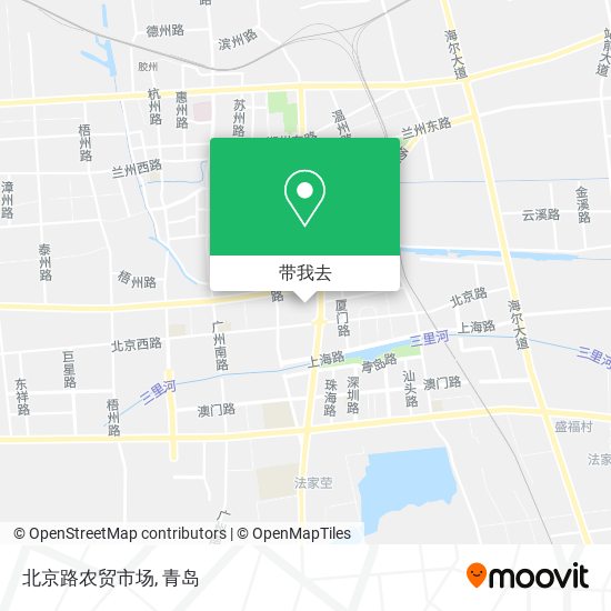 北京路农贸市场地图