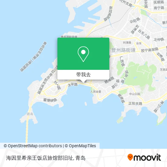海因里希亲王饭店旅馆部旧址地图