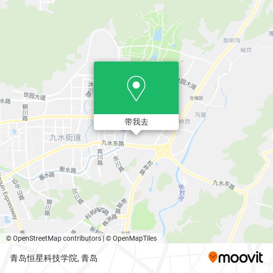青岛恒星科技学院地图