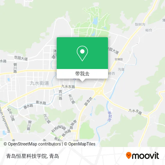 青岛恒星科技学院地图