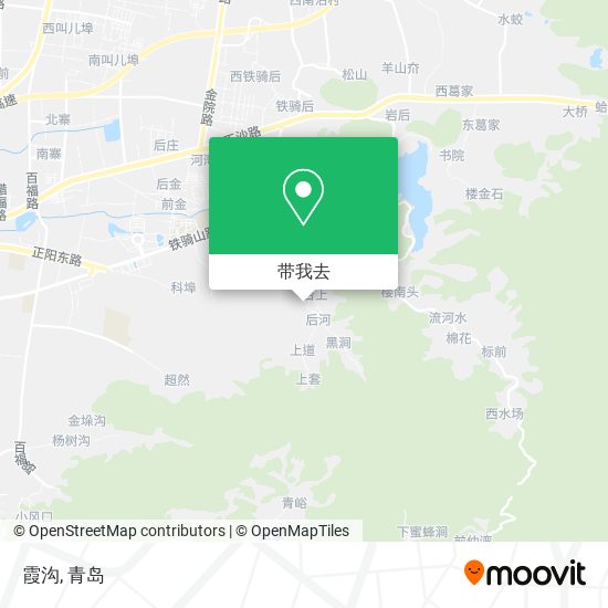 霞沟地图