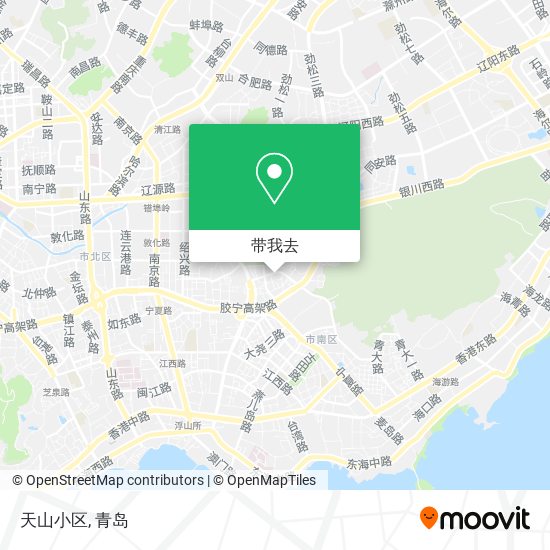 天山小区地图