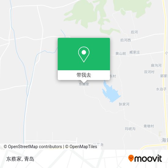 东蔡家地图