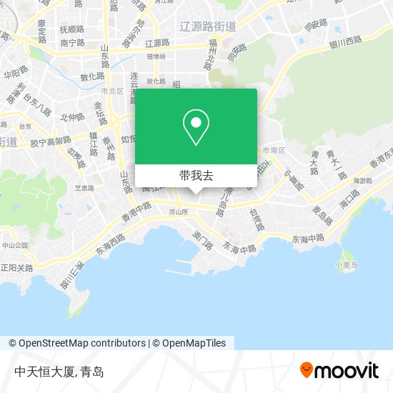 中天恒大厦地图