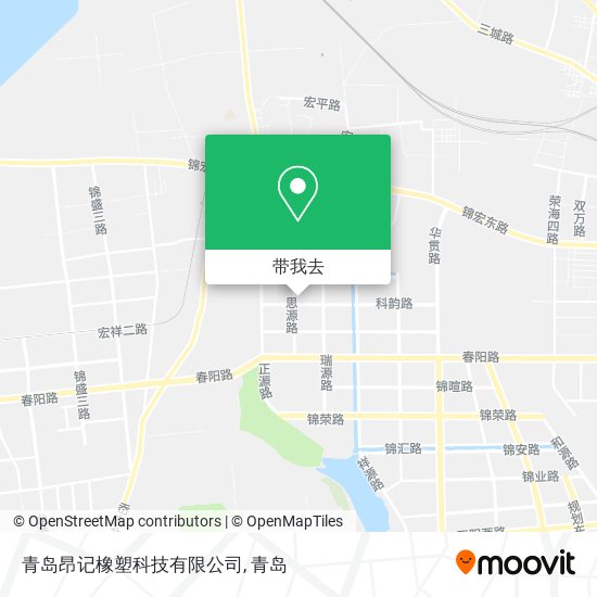 青岛昂记橡塑科技有限公司地图