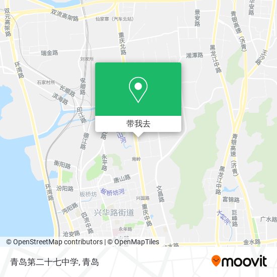 青岛第二十七中学地图