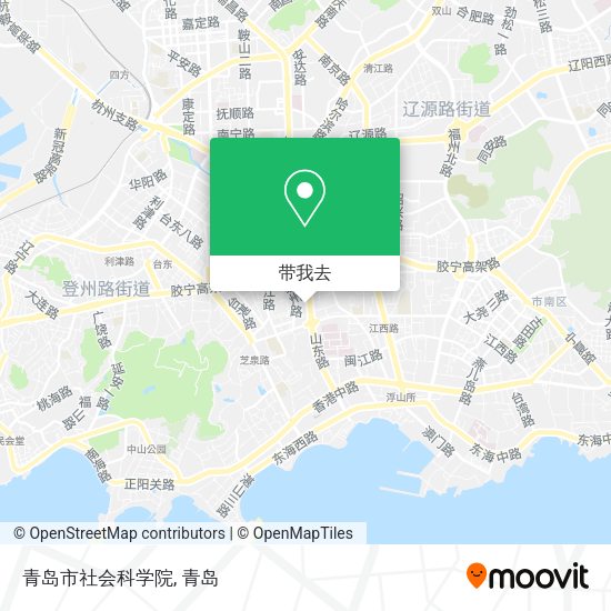 青岛市社会科学院地图