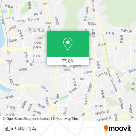 蓝海大酒店地图