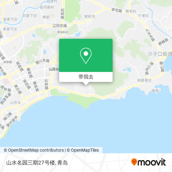 山水名园三期27号楼地图