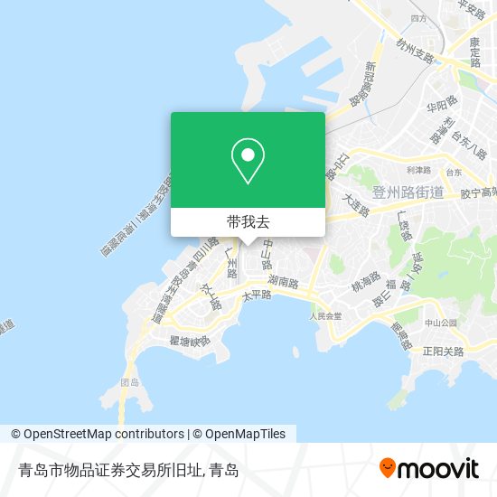 青岛市物品证券交易所旧址地图
