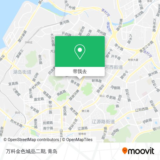 万科金色城品二期地图