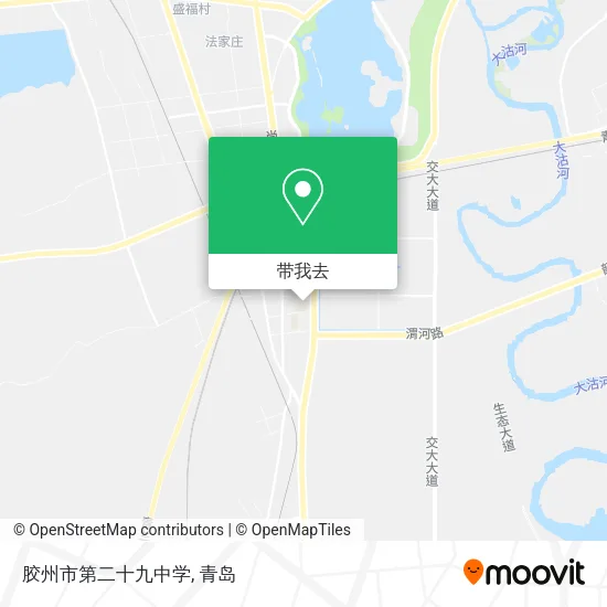 胶州市第二十九中学地图