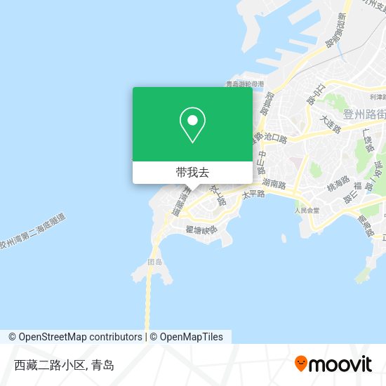 西藏二路小区地图