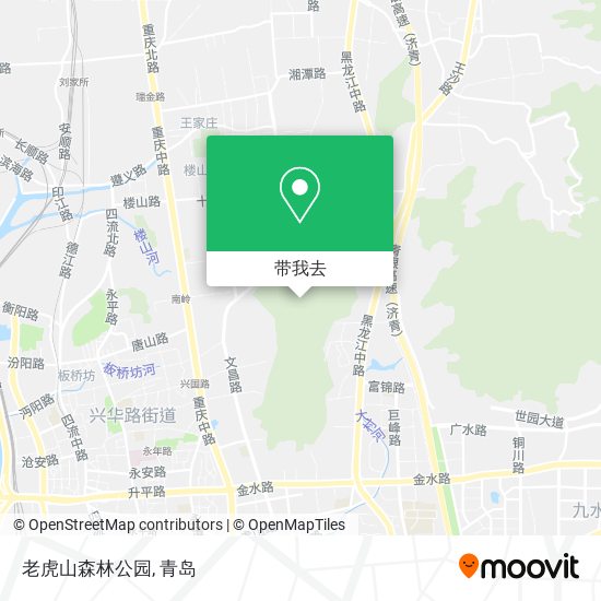 老虎山森林公园地图