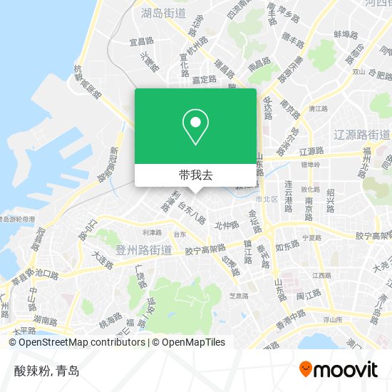 酸辣粉地图