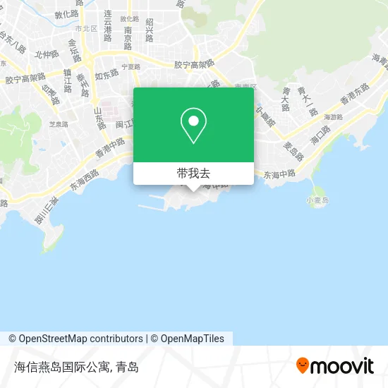 海信燕岛国际公寓地图