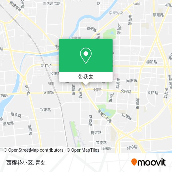 西樱花小区地图