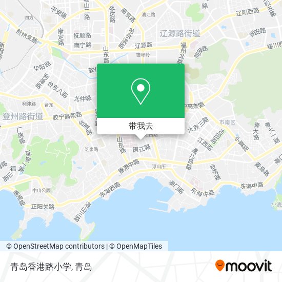青岛香港路小学地图