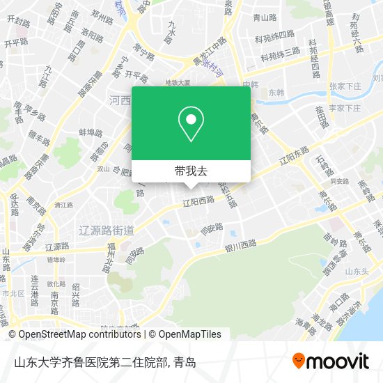 山东大学齐鲁医院第二住院部地图