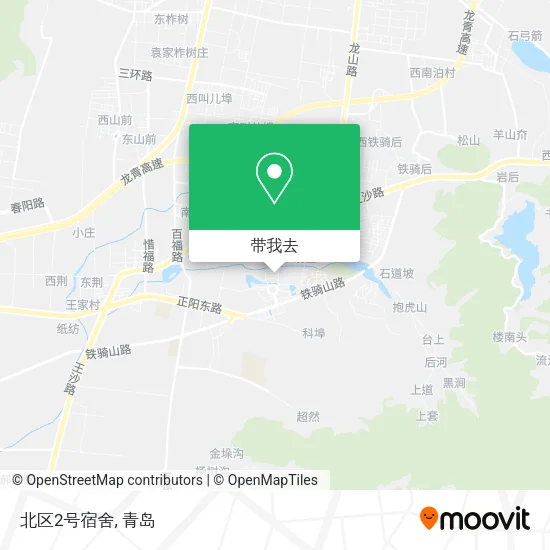 北区2号宿舍地图