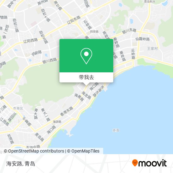 海安路地图