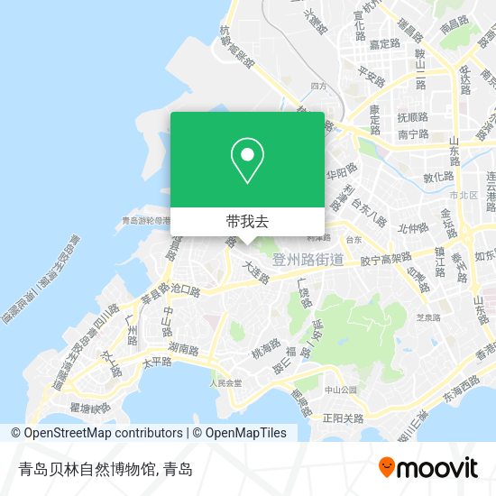 青岛贝林自然博物馆地图